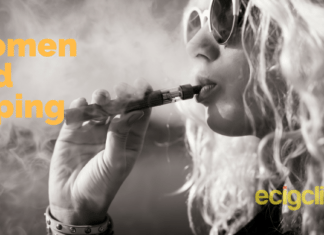 women and vaping