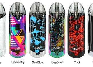 Eleaf Tance Max Pod Kit colours