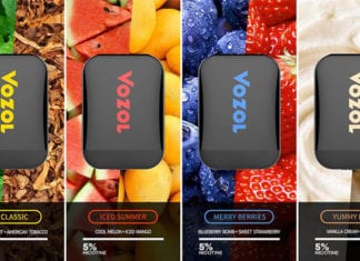 Vozol D2 Flavours