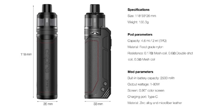 Aspire BP80 Pod Mod - Coils and Airflow Options | Ecigclick