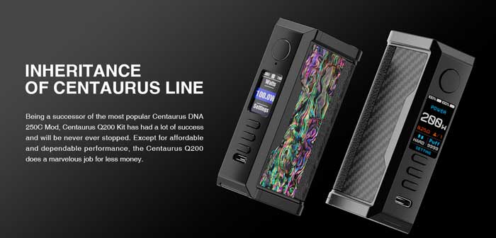 Lost Vape Centaurus Quest Q200 Kit Preview - Choose A Tank Or Pod ...