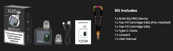 xlim sq pro contents