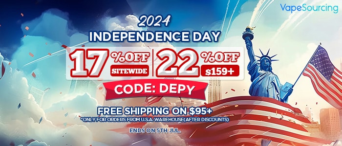 Vapesourcing independence day sale 2024