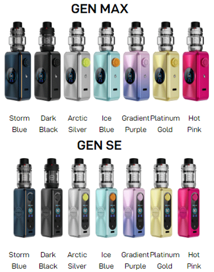 gen max se colours