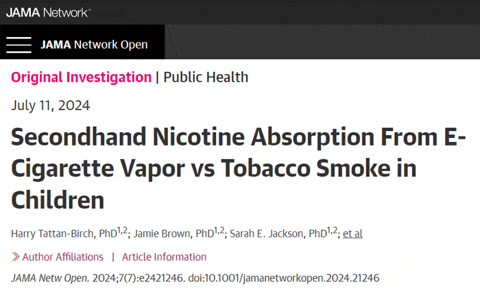 nicotine absorption