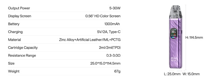 xlim pro 2 specs