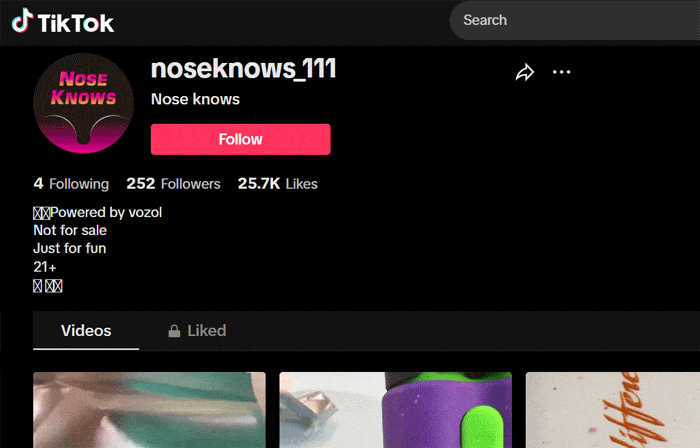 nose knows tik tok