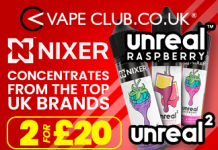 deal nixer x unreal - vape club