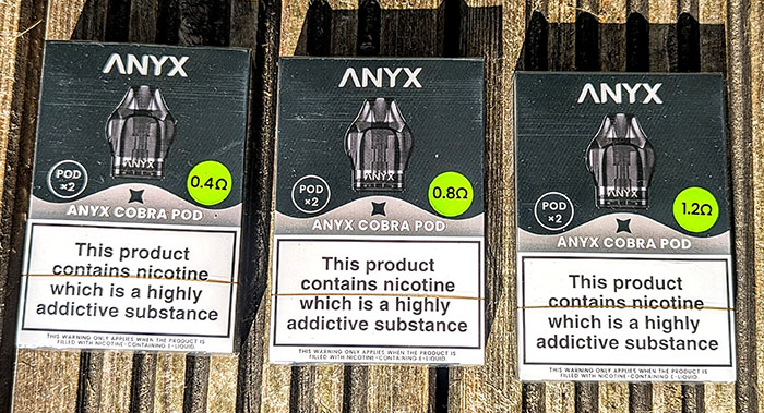 anyx cobra replacement pods