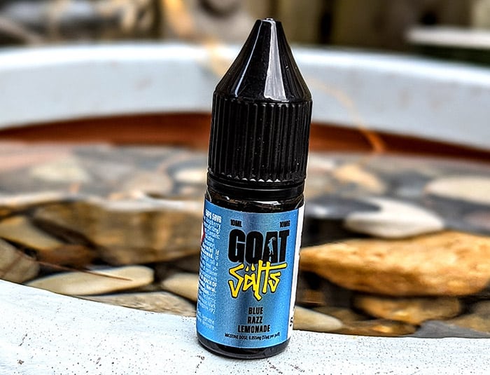 goat salts blue razz lemonade