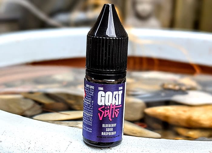 goat salts blueberry sour raspberry