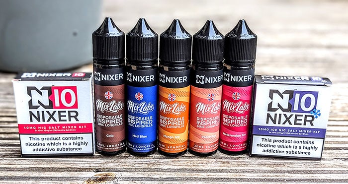 nixer x mix labs e-liquid review