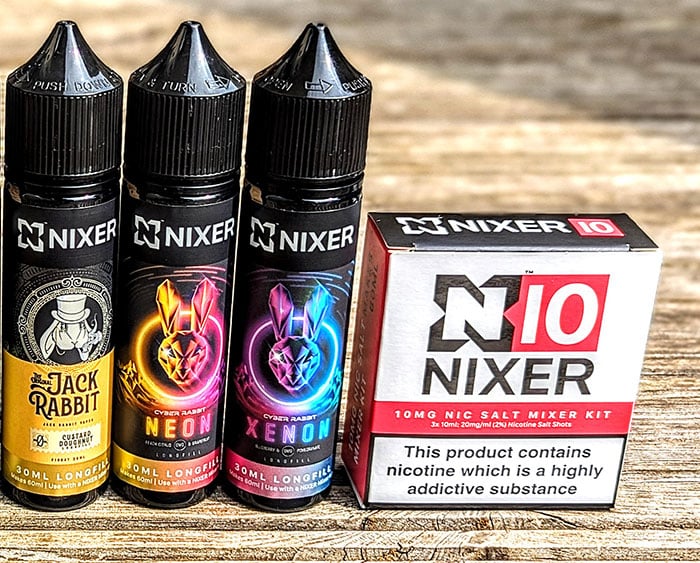 Nixer X Rachael Rabbit, Jack Rabbit, cyber vwape juice