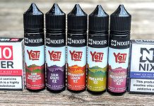 nixer x yeti eliquid review