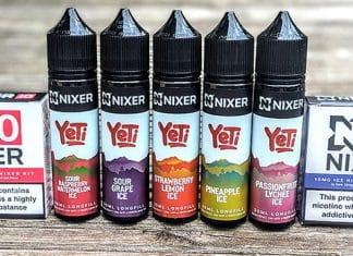 nixer x yeti eliquid review