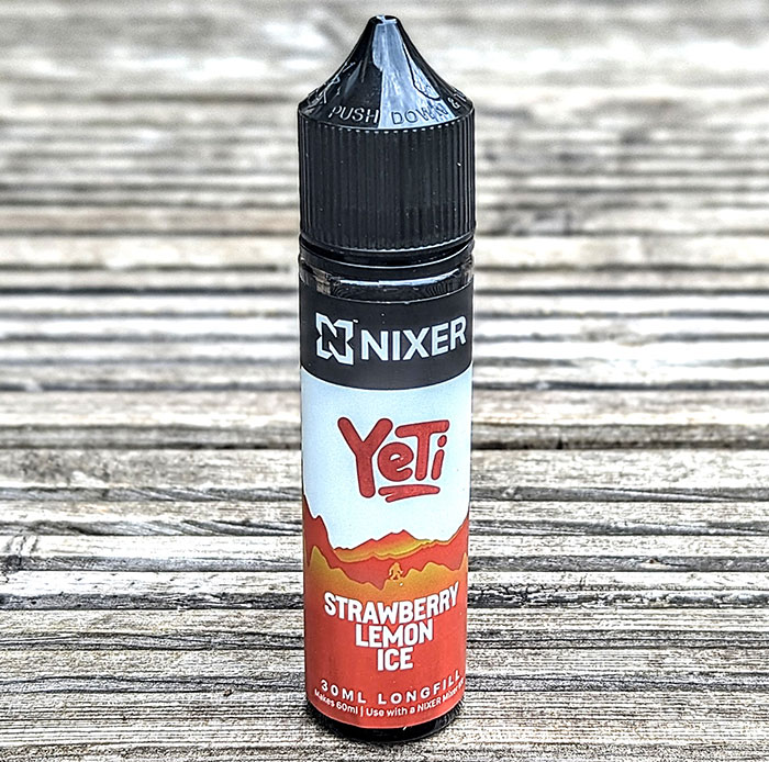 nixer yeti strawberry lemon ice