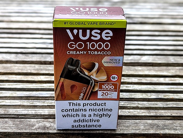 vuse go 1000 creamy toabacco