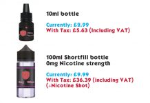 vape tax october 2024 inc vat