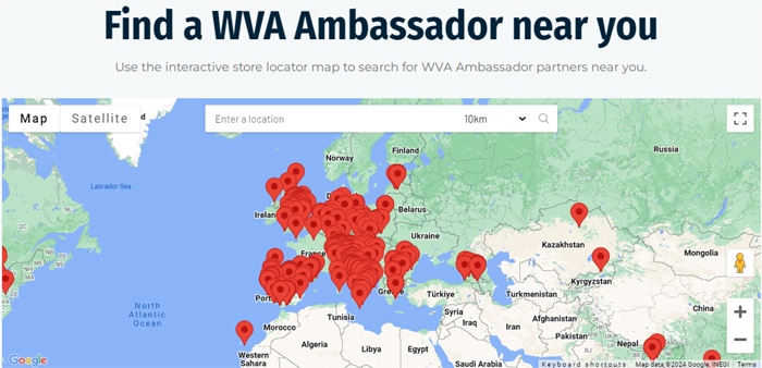 wva ambassador locations