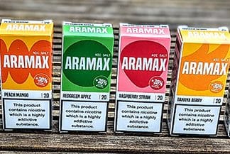 Aramax e-liquid range