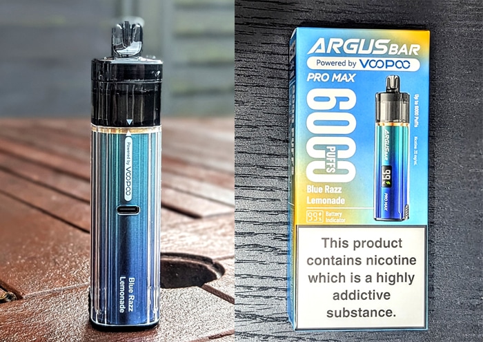 argusbar pro max blue razz lemonade