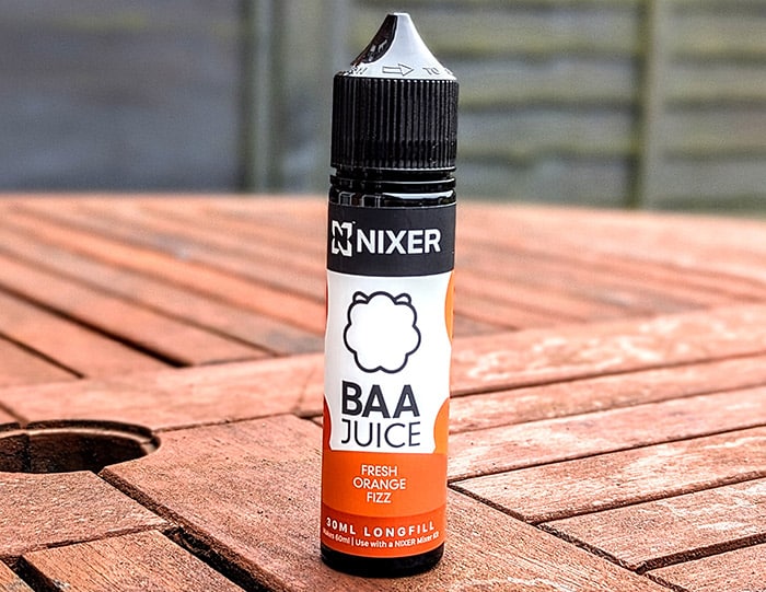 nixer x baa juice fresh orange fizz