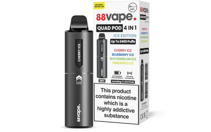 88 vape quad 4 in 1 ice