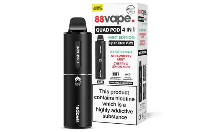 88vape quad mint edition