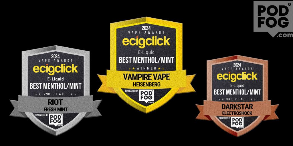 Best menthol e-liquid award winners 2024