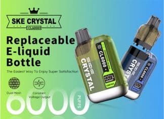 ske crystal cl6000 replaceable eliquid bottle