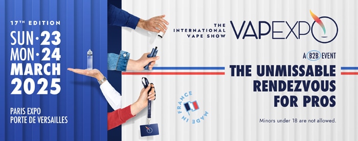 vape expo paris 2025 banner en