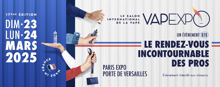 vape expo paris 2025 banner