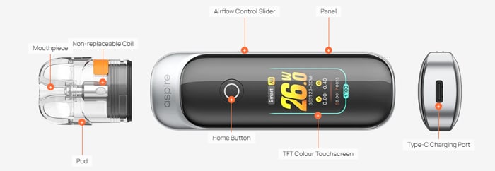 aspire pixo components