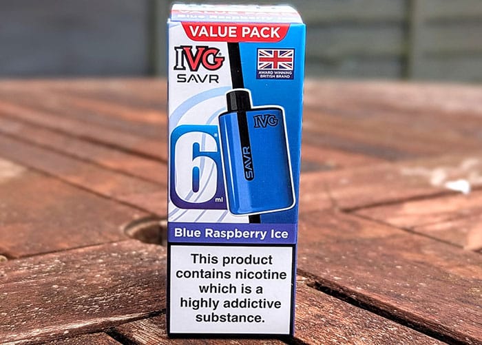 IVG SAVR blue rasp ice