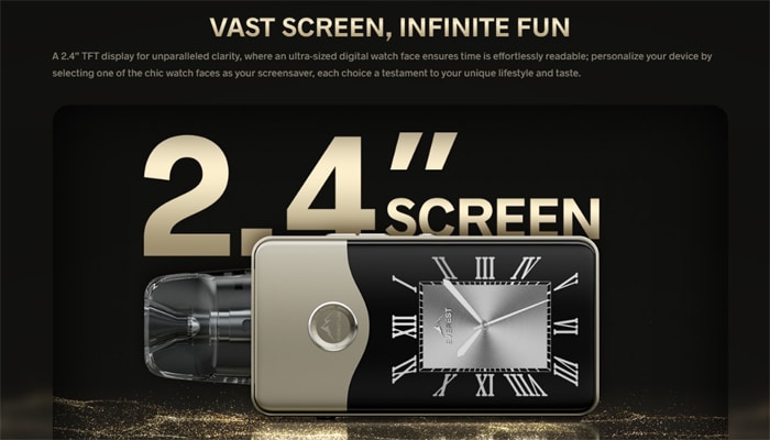 vinci e120 screen features