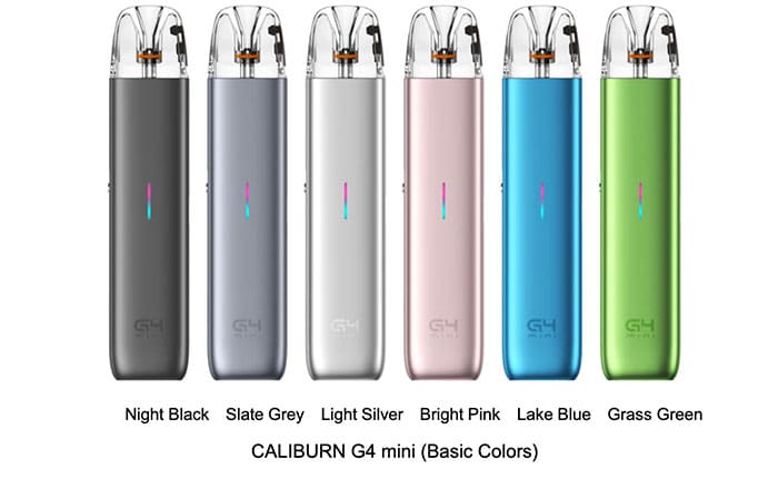 caliburn g4 mini colours