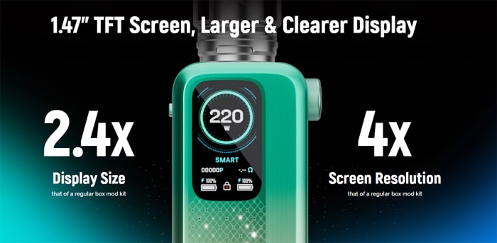 vinci spark 220 screen